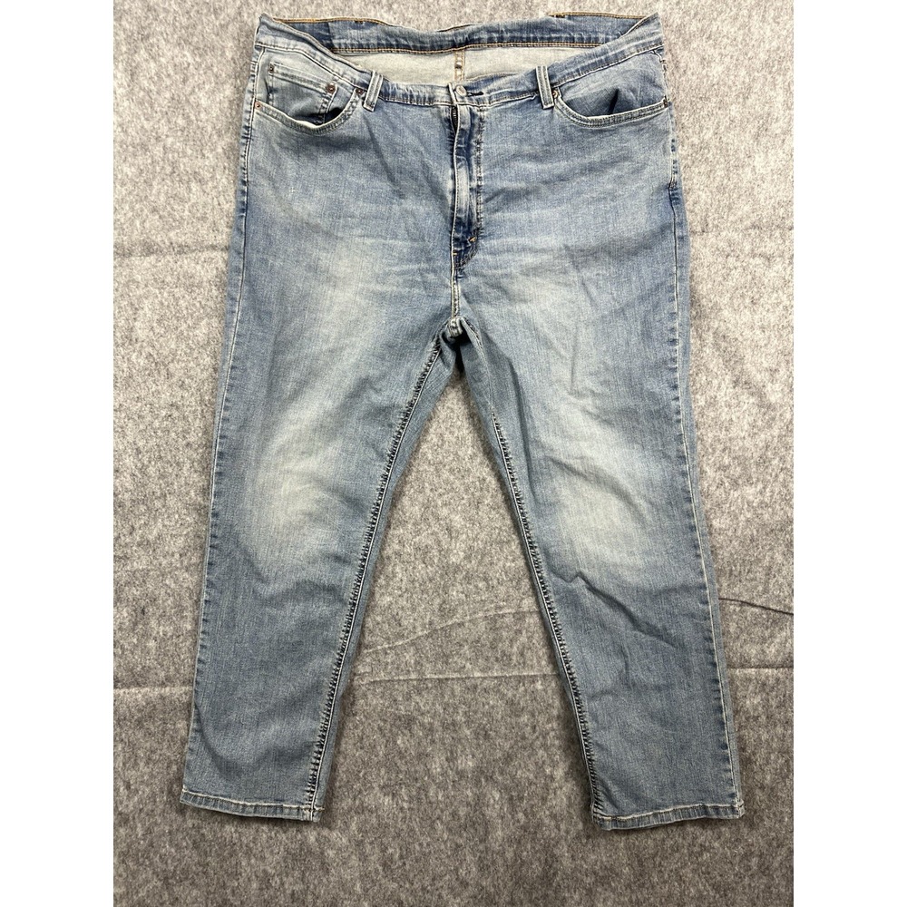 Levis 541 Men's Jean Relaxed Fit Straight Leg Blue Light Wash Casual Size 42x30
